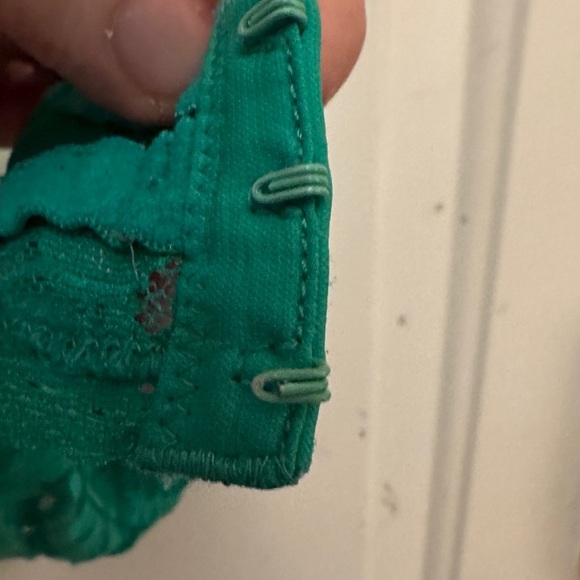 Victoria’s Secret PINK Lace bralette Push up Padded Underwire bra Green  Size XL - Picture 14 of 15